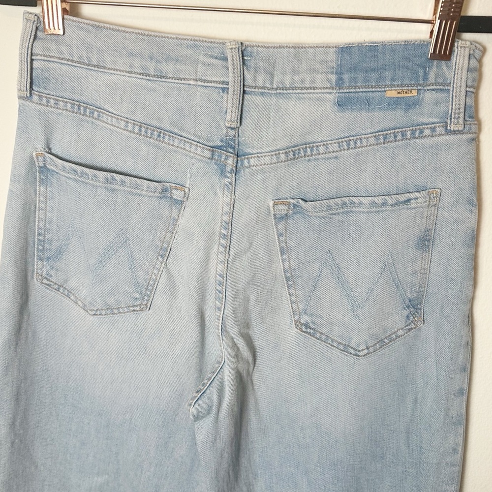 Mother Denim HW Spinner Skimp Pre Party Wash Light Wash 27 - Picture 4 of 12